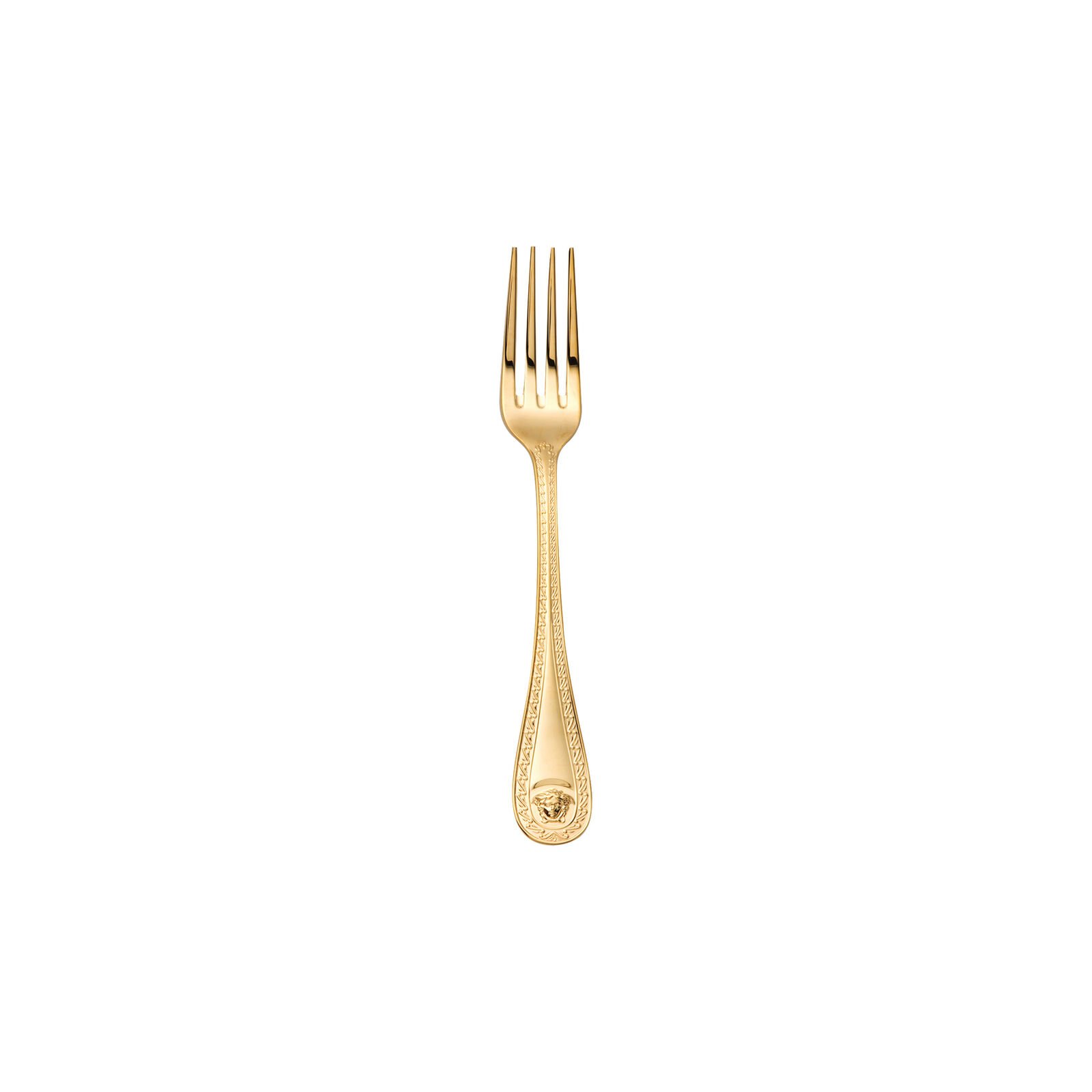 شوكة عشاء فرزاتشي جولد - 24 قيراط - Medusa Vergoldet Dinner fork - 24 Carat gold plated - صورة 1