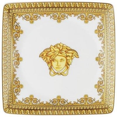 I Love Baroque Bianco - Bowl Square Flat 12 cm - صورة 1