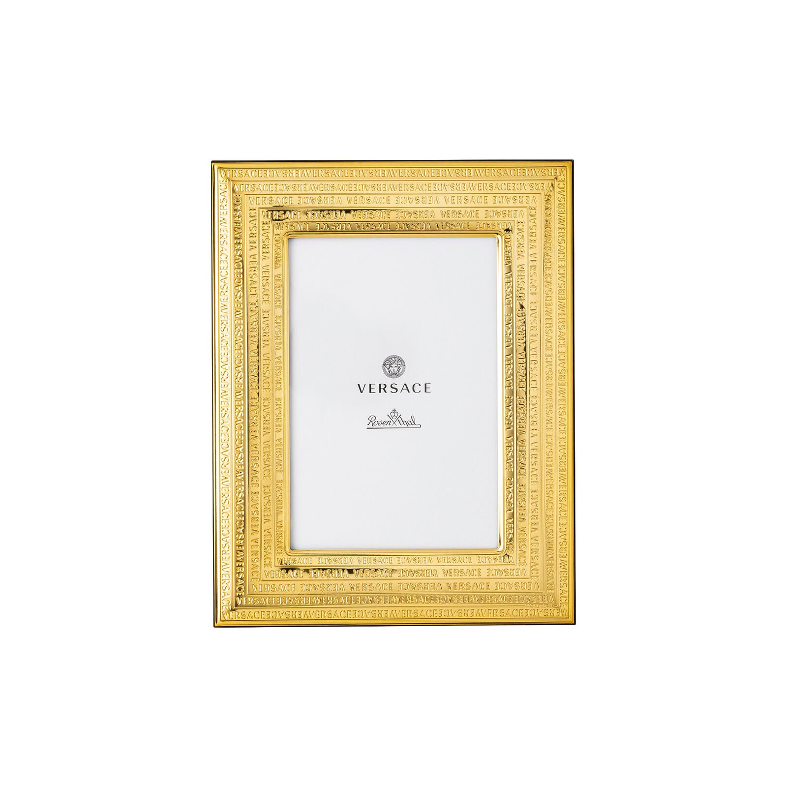 إيطار صورة فرزاتشي من الجلد الذهبي - Gold Picture frame 10 x 15 cm - صورة 1