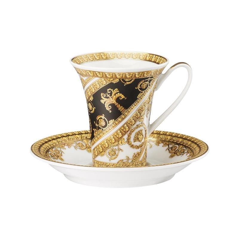 I Love Baroque Espresso/Mocha cup & saucer h 8 cm - كوب + صحن - صورة 1
