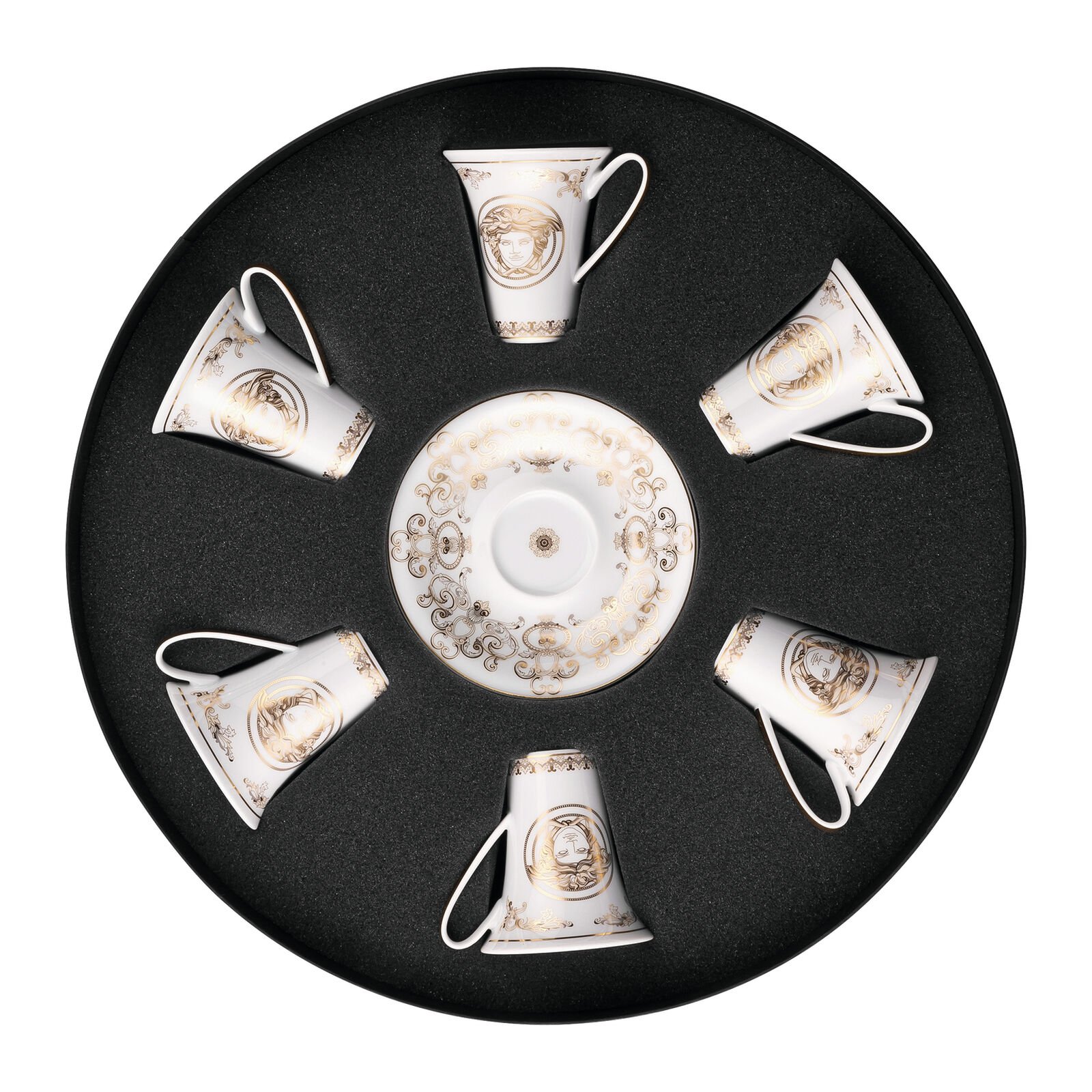 طقم فناجين الإسبريسو من 6 قطع بتصميم ميدوسا جالا - Medusa Gala Set with 6 espresso - صورة 2
