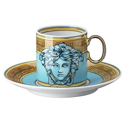 Medusa Amplified Coin Blue - Espresso كوب + صحن - صورة 1