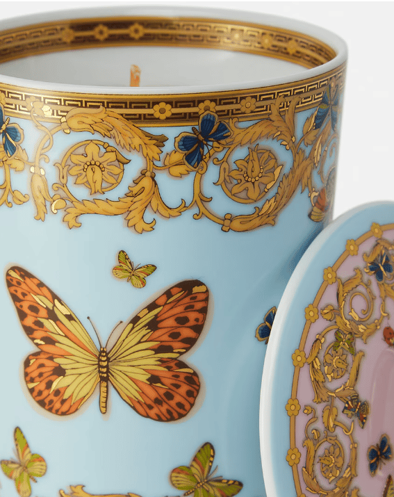  شمعة مع غطاء بزخارف لي جاردن - Le Jardin De Versace Scented Candle - صورة 3