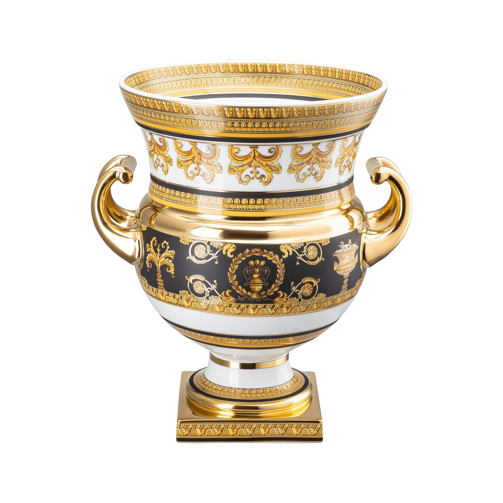 فازة ورود بتصميم أي لاف باروك مقاس 33 سم -  Amphora I Love Baroque Vase on foot 33 cm - صورة 4