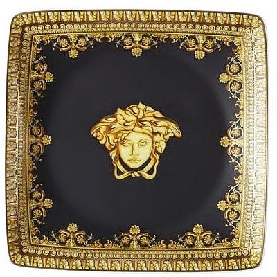 I Love Baroque Nero - Bowl Square Flat 12 cm - صورة 1