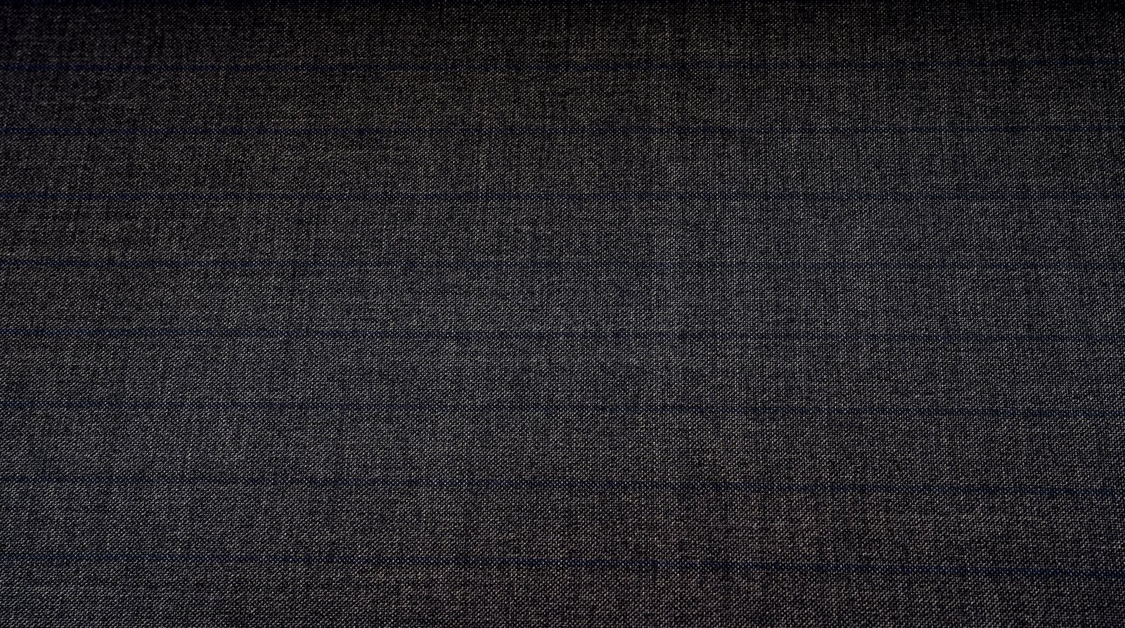 صوف إيطالي ١٠٠٪ من شركة S 110 VITALE BARBERIS  باللون الرمادي الغامق مقلم - صورة 2