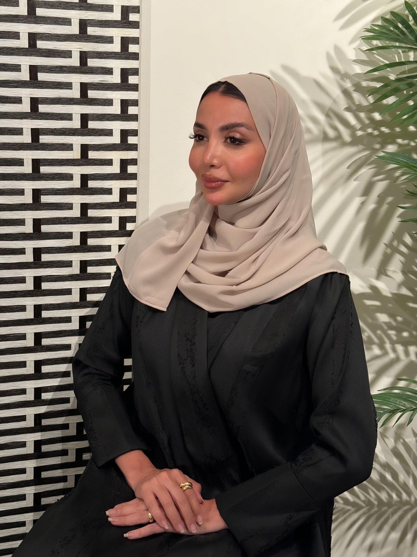 طرحة دبل من الأمام بيج - صورة 1