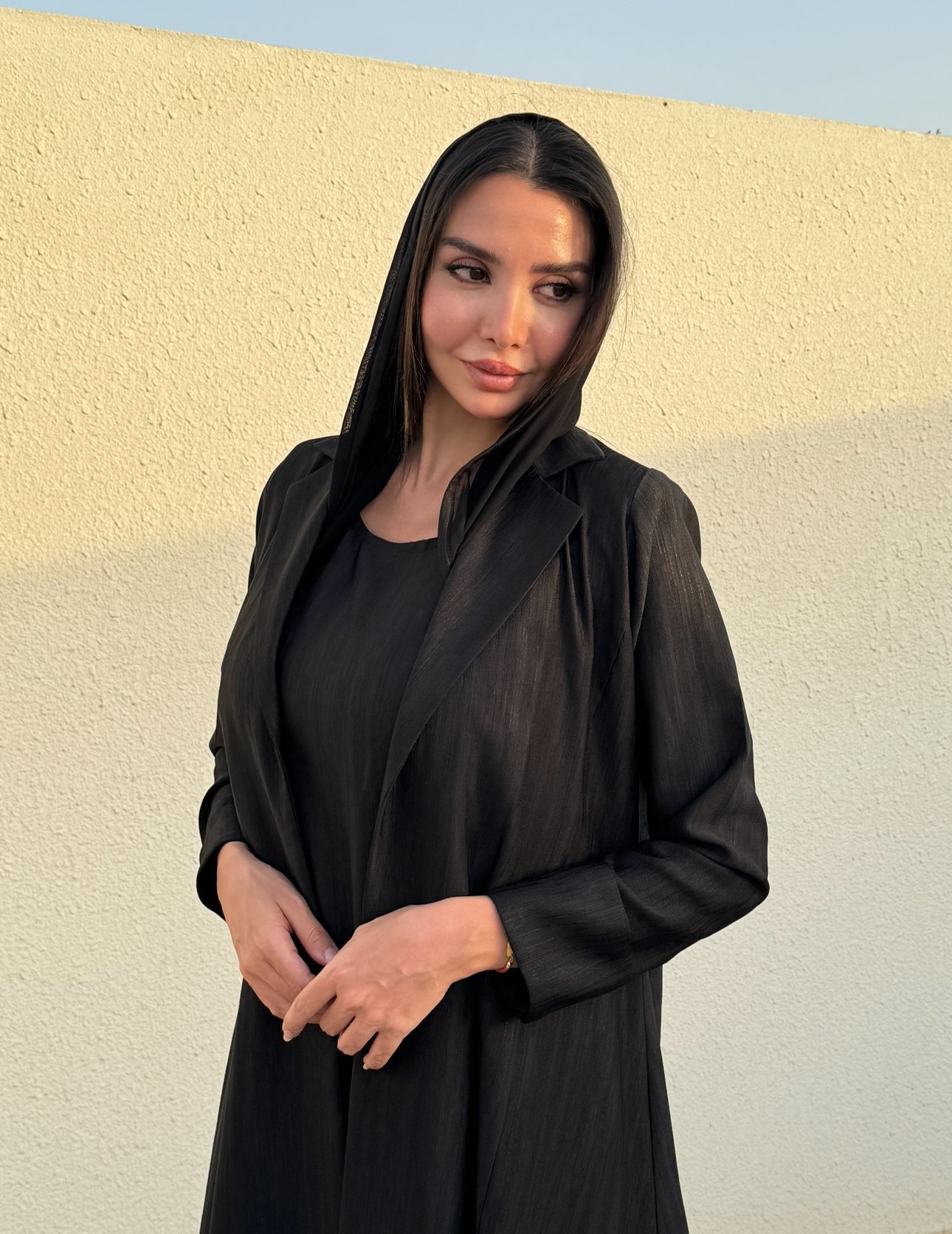 عباية صيفية من الكريب القطن الخفيف - صورة 2