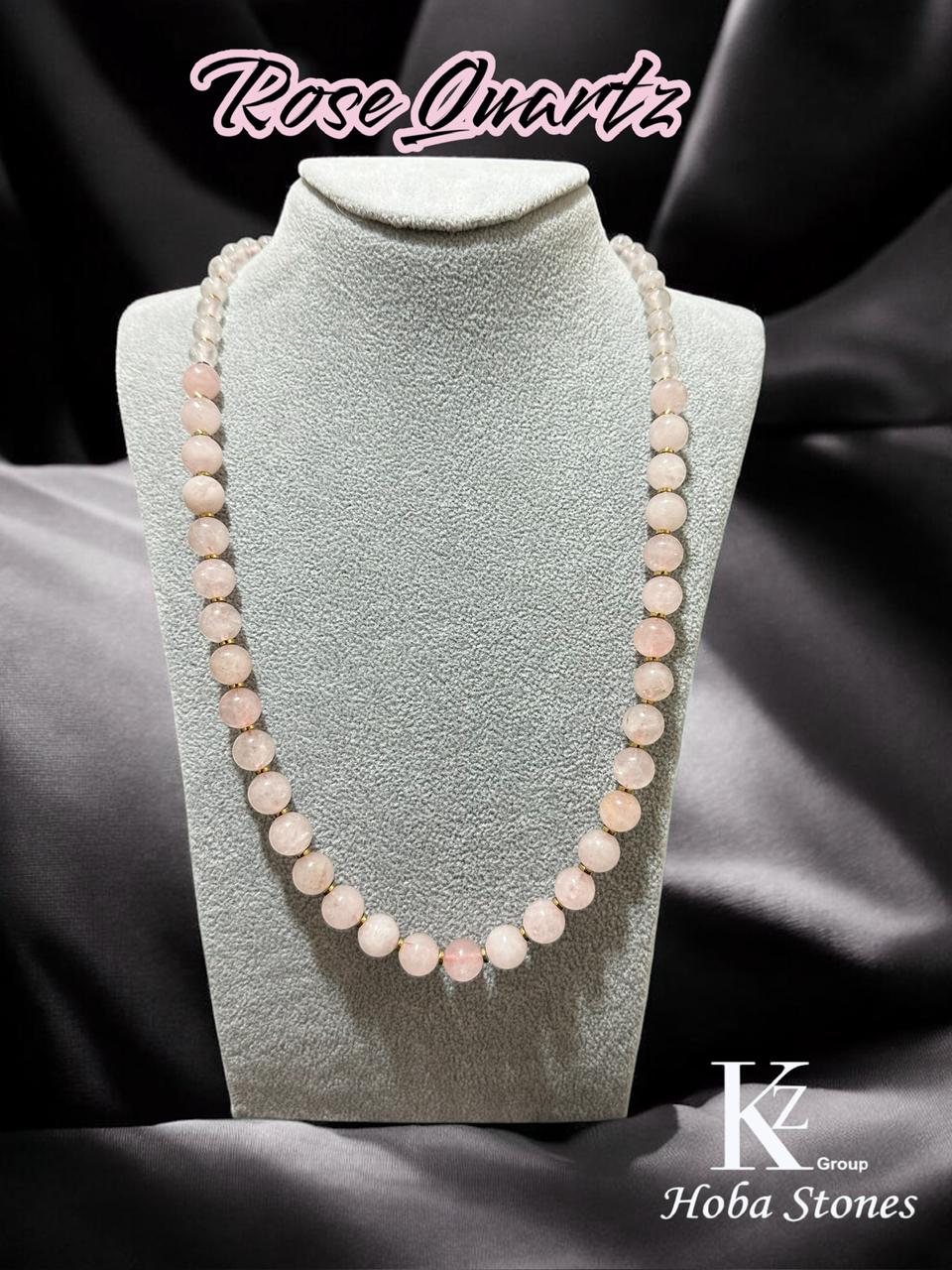 Necklace Rose quartz  - Image 1