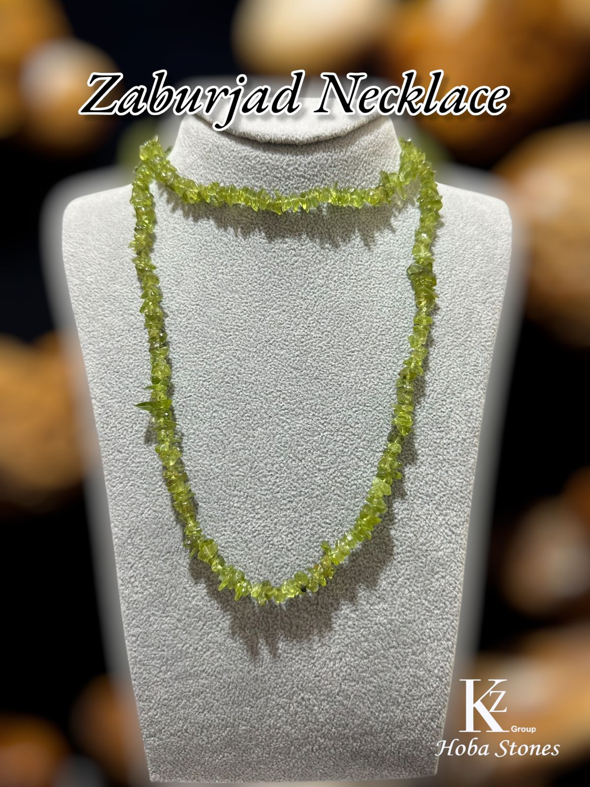 Peridot Necklace 70cm long - Image 1