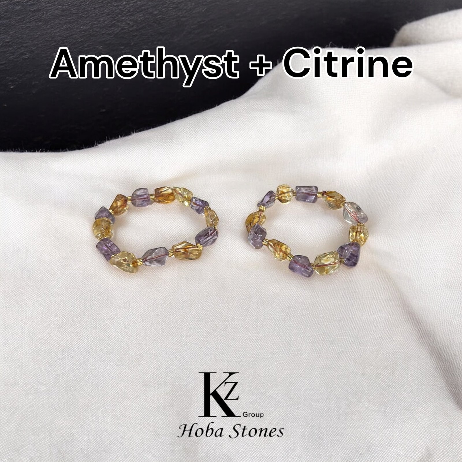 Bracelet Amethyst with Citrine - Image 3