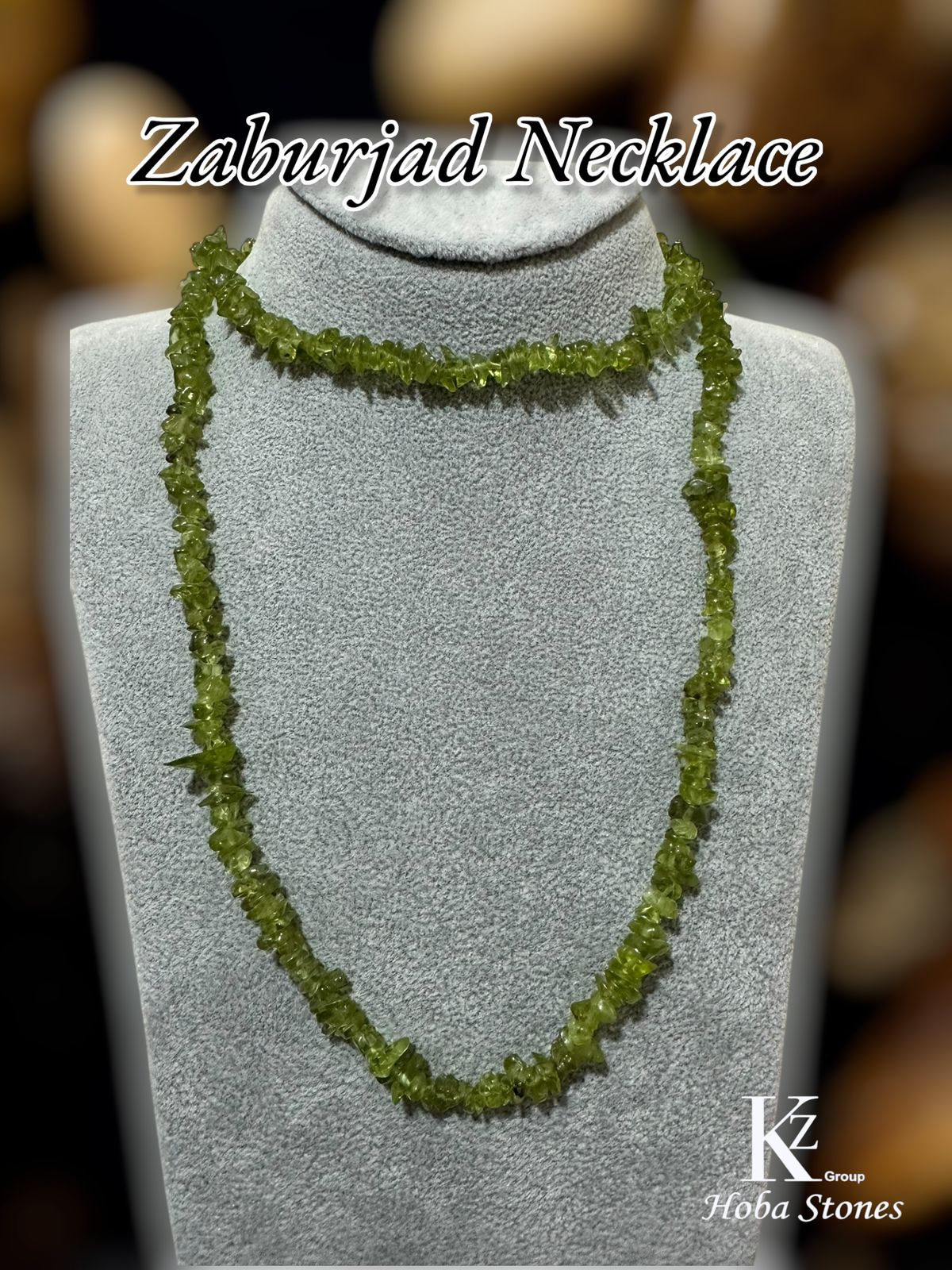 Peridot Necklace 70cm long - Image 2