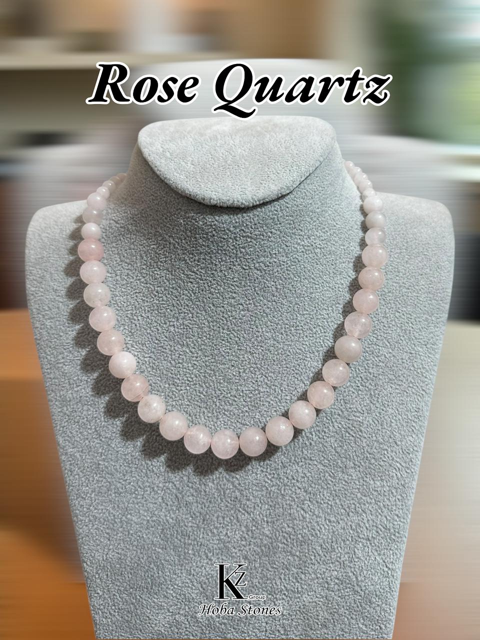 Rose quartz necklace  - Image 2