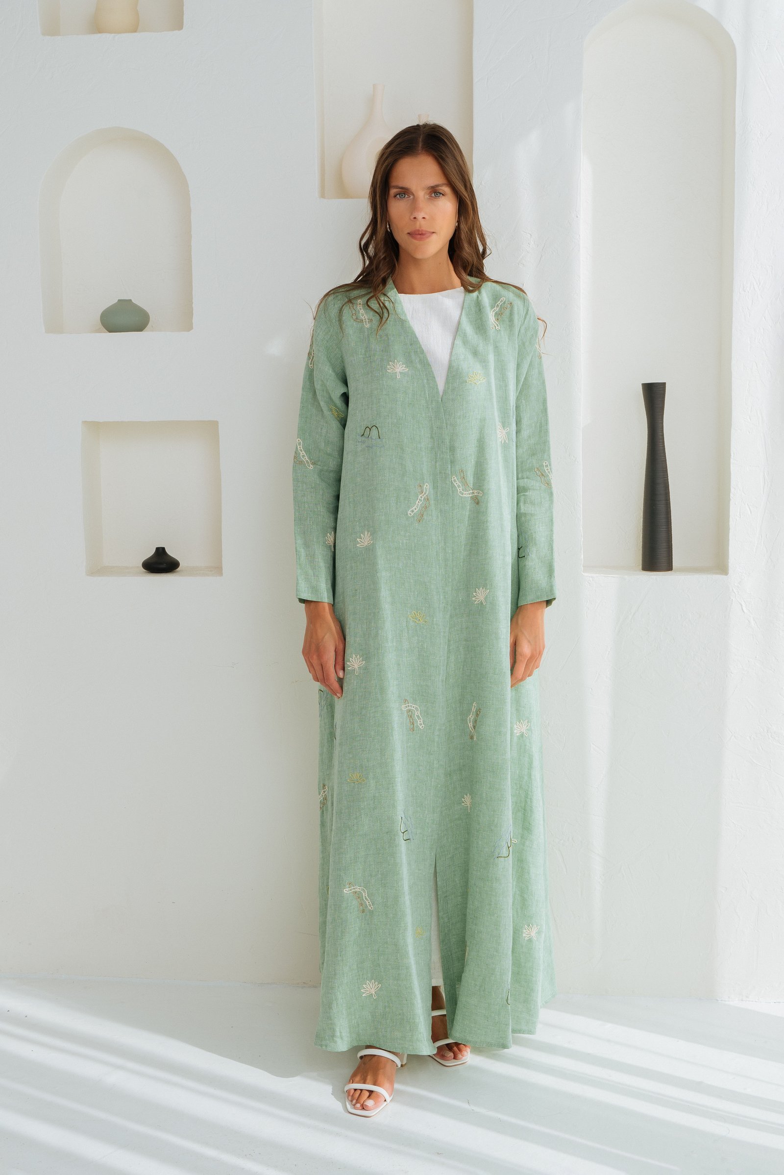 Hand Embroidery Abaya - Image 2