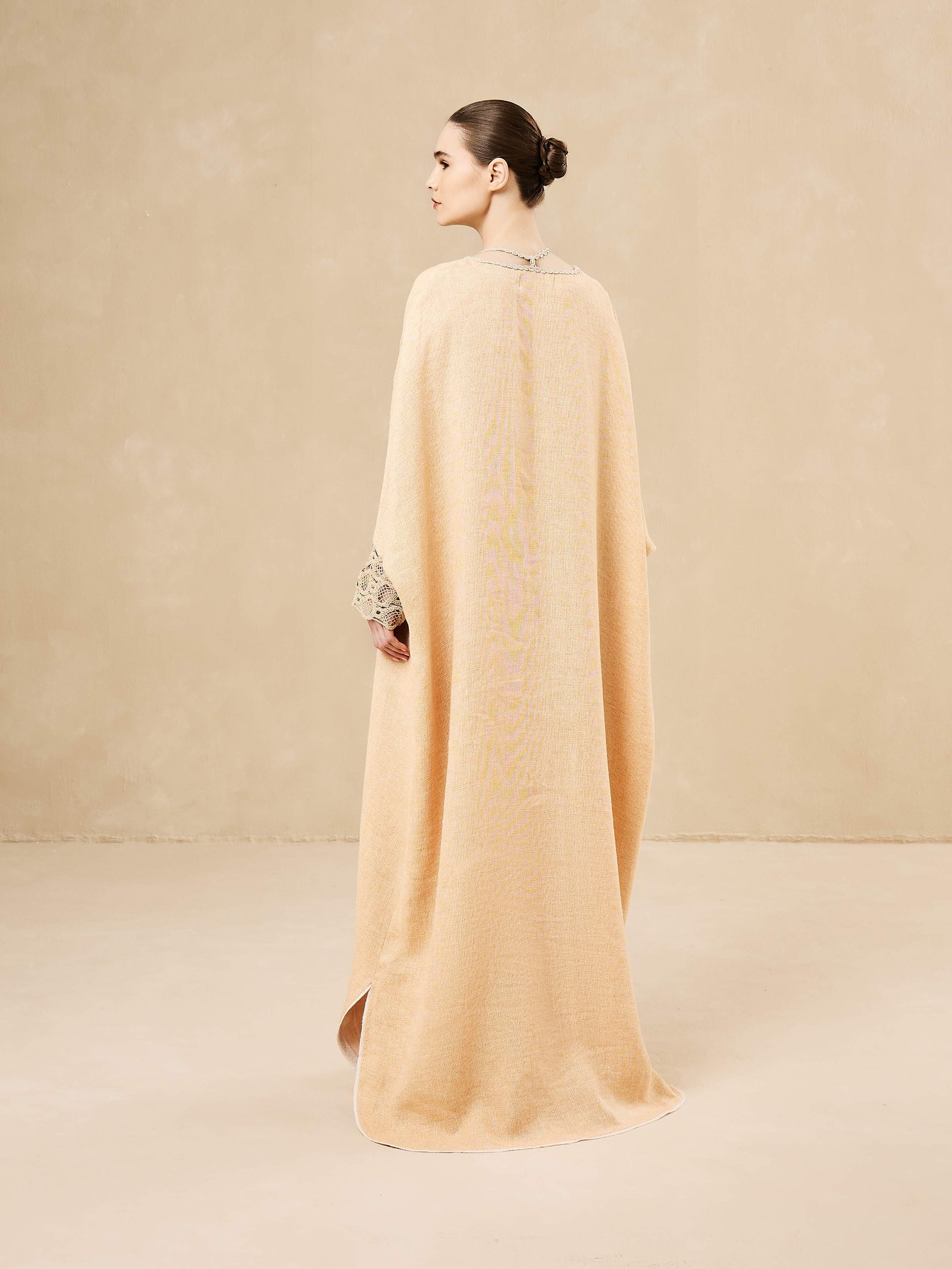 Thoub with details on sleeves - Image 8