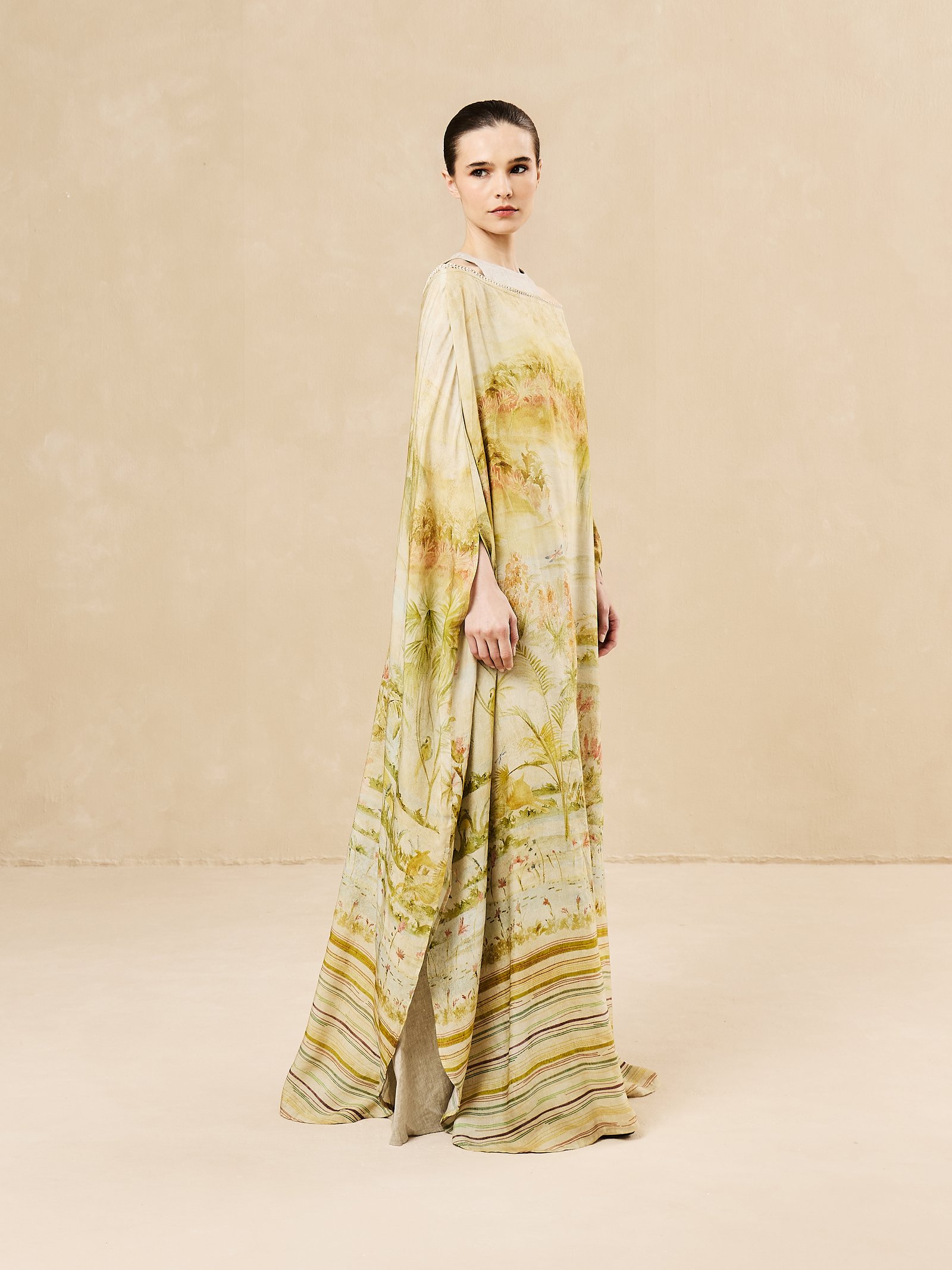 Floral printed thoub  - Image 1