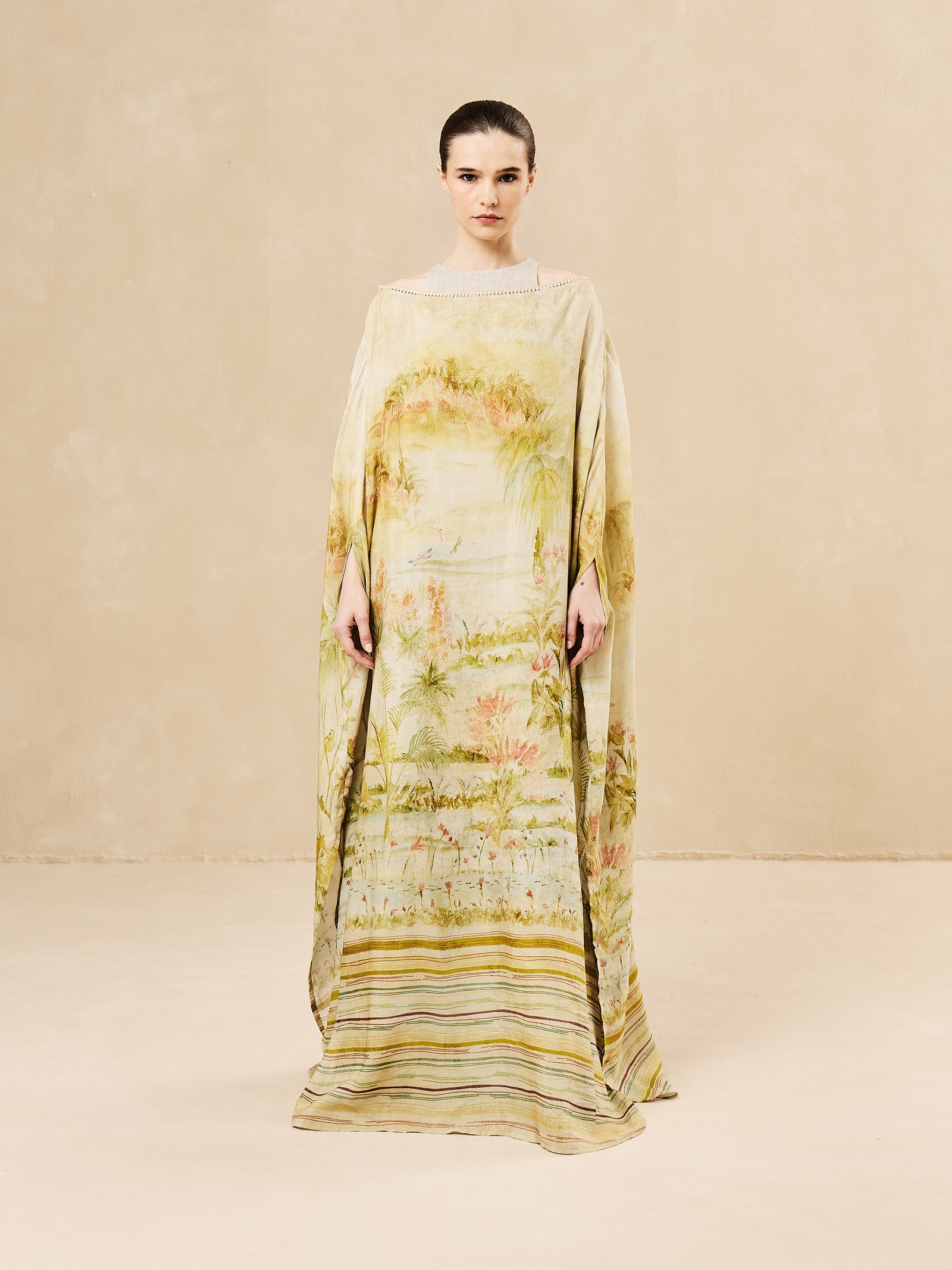 Floral printed thoub  - Image 2