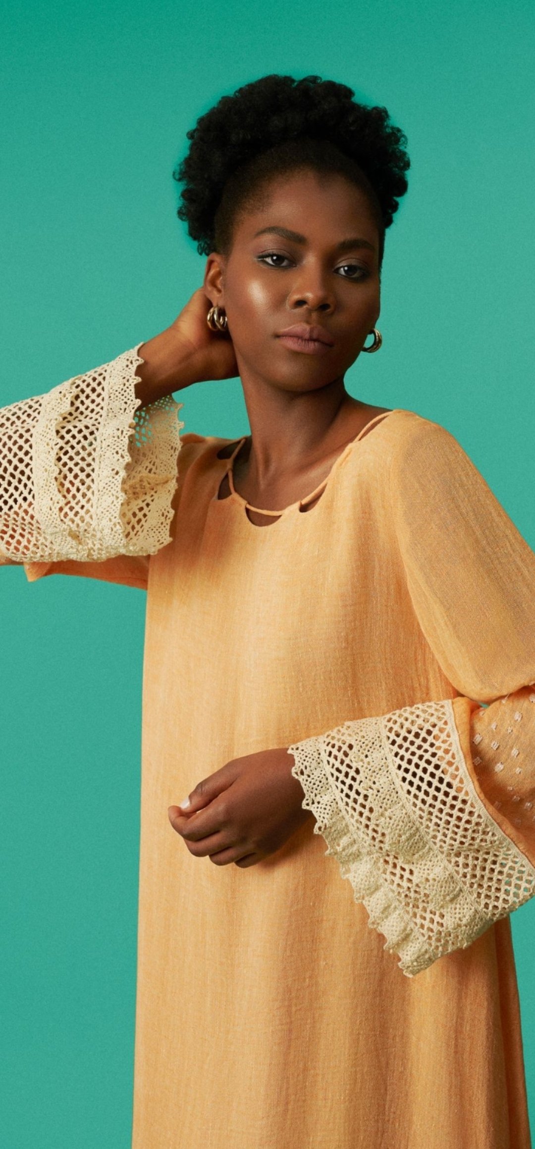 Beaded Embroidery on Sleeve Thobe - Image 2