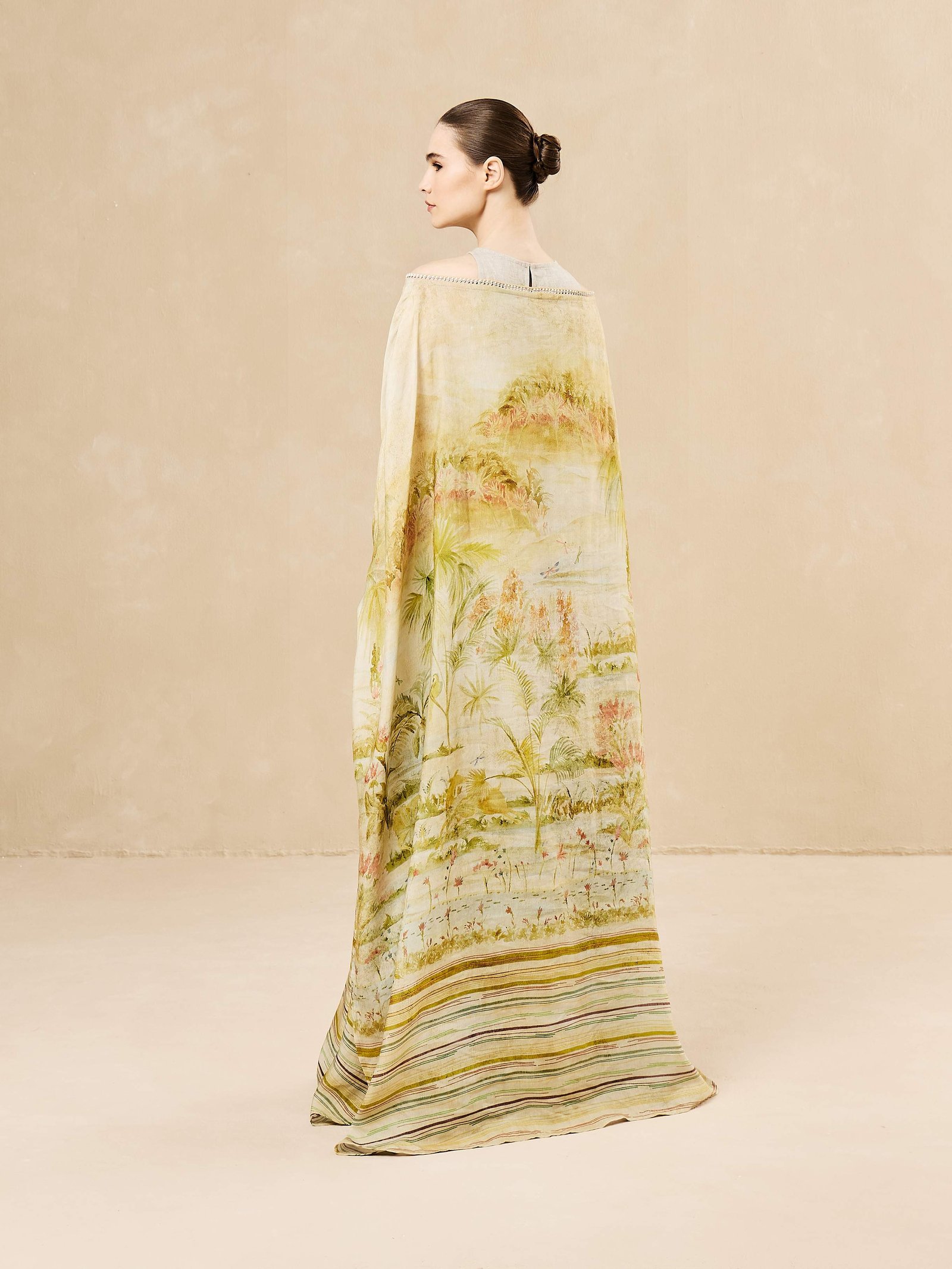 Floral printed thoub  - Image 3