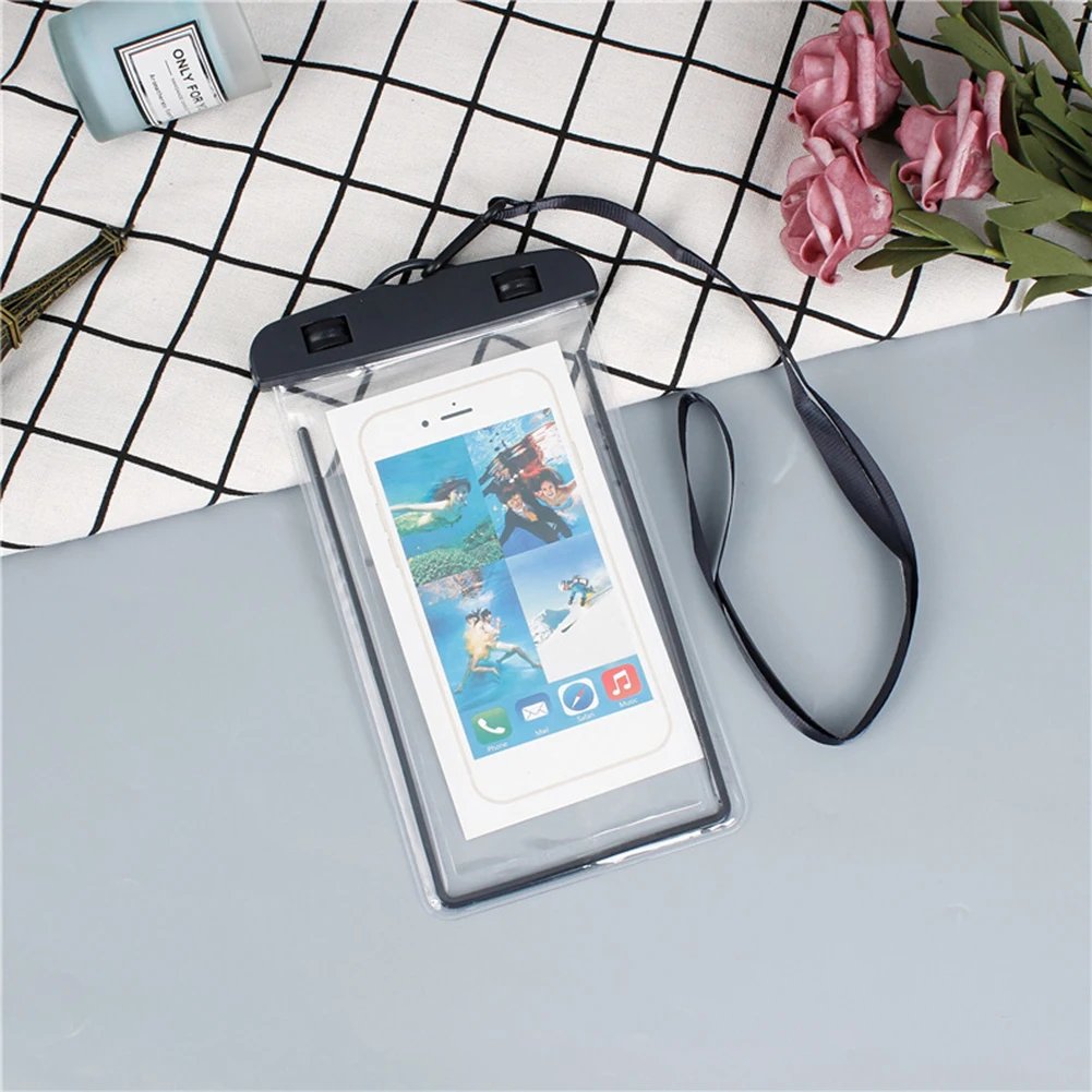 6.7Inch Swimming Water Proof Bag PVC Phone Case Touch Screen Underwater Phone Protector Pouch for Swimming Rafting - Image 2