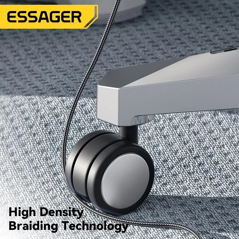 Essager 100W USB C to USB Type C Cable PD Quick Charge Fast Charging For Xiaomi Mi11 Samsung Macbook iPad USB-C Charger Cord - Image 5