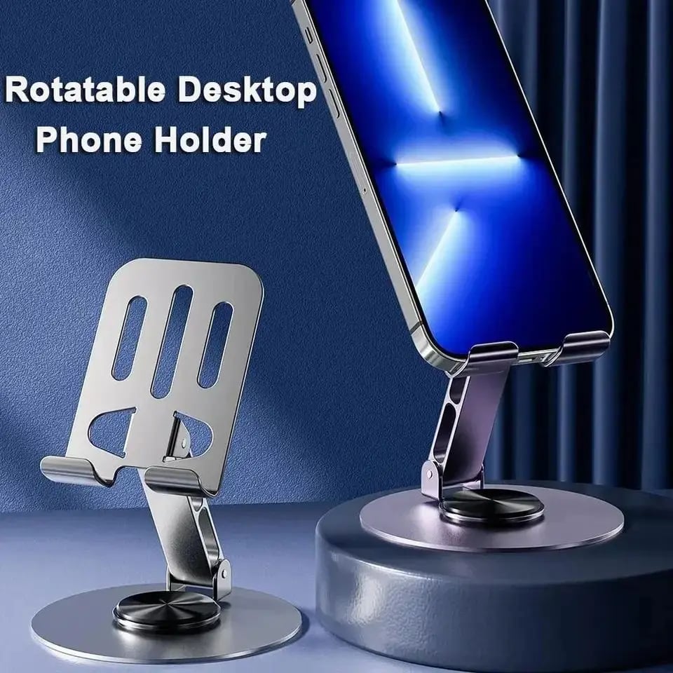 720 Rotate Aluminum Alloy Tablet Holders for iPad Adjustable Folding Lazy Desktop Live Portable Mobile Phone Stands Mount - Image 4