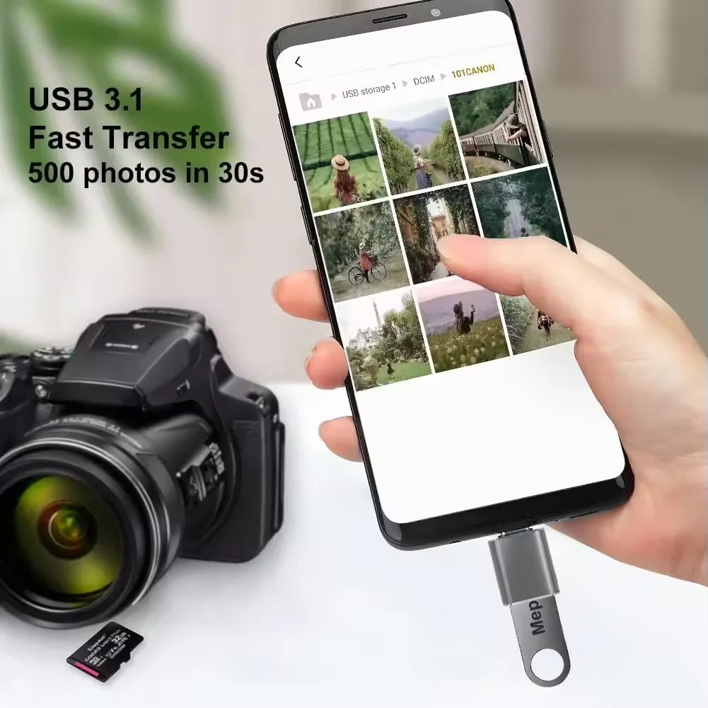Type-C para USB 3.0 OTG adapter USB to Type-C interface iPhone 15 Samsung S21 Xiaomi Huawei mouse plug tablet adapter - Image 5