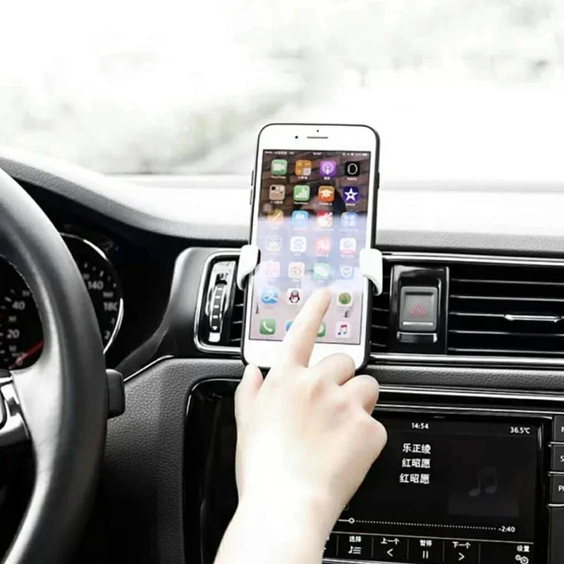 Universal Gravity Auto Phone Holder Car Air Vent Clip Mount Mobile Phone Holder CellPhone Stand Support For iPhone For Samsung - Image 2