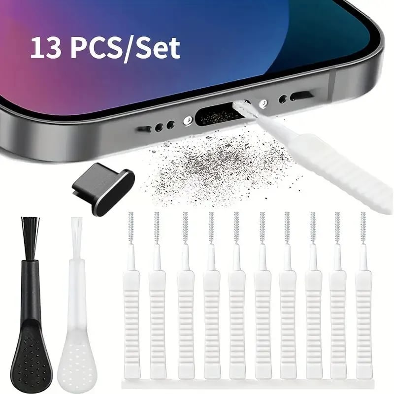 8 IN 1 Cleaning Kit Computer Keyboard Cleaner Brush Earphones Cleaning Pen For Headset iPad Phones Cleaning Tools Keycap Puller - Image 8