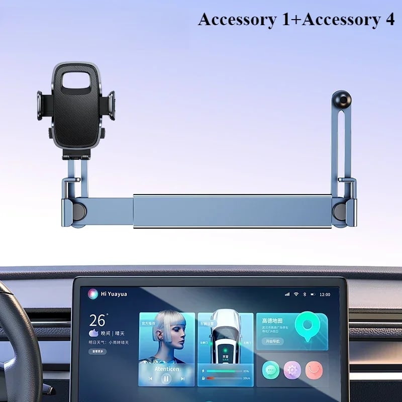 Eary Dual-position Car Screen Phone Holder Metal Bracket 360° Adjustable Stand Fit for Tesla Model 3 Y Highland Car Accessories - Image 26