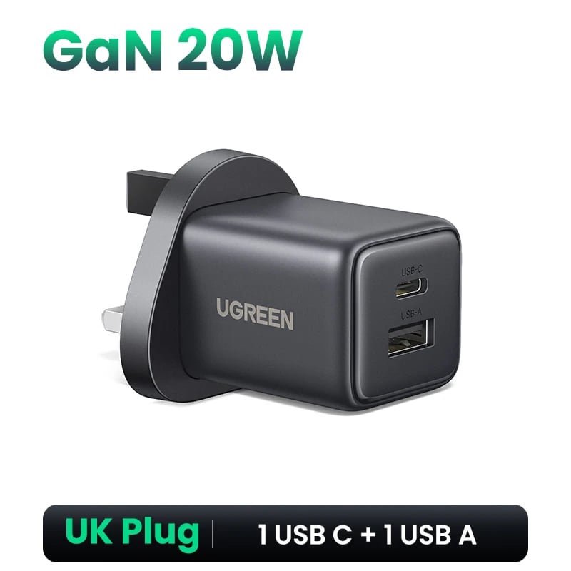【UK Plug】UGREEN 20W 30W GaN Charger Mini PD 3.0 USB C Phone Charger For iPhone 16 15 14 Pro Samsung S25 Xiaomi Tablet iPad Air - Image 7