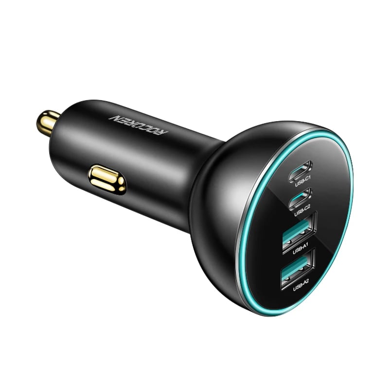 Rocoren 70W 4 in 1 Car Charger USB Type C QC4.0 PD3.0 Super Fast Charging Car Quick Charger Adapter for iPhone 15 Xiaomi Samsung - Image 7