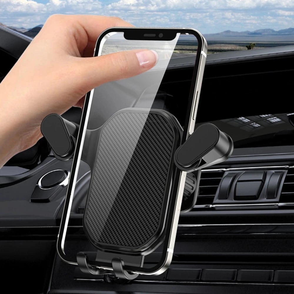 Gravity Car Phone Holder Mobile Stand GPS Support Auto Car Air Vent Mount Hook for IPhone 15 14 13 12 Pro Max XR Xiaomi Samsung - Image 5