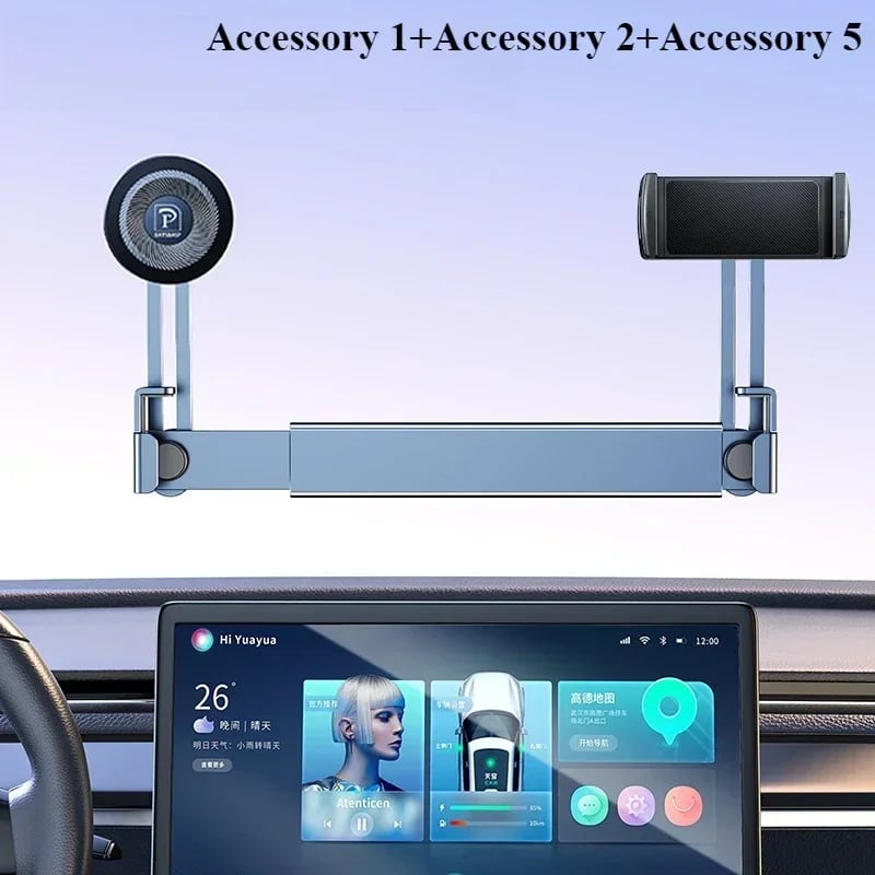 Eary Dual-position Car Screen Phone Holder Metal Bracket 360° Adjustable Stand Fit for Tesla Model 3 Y Highland Car Accessories - Image 24