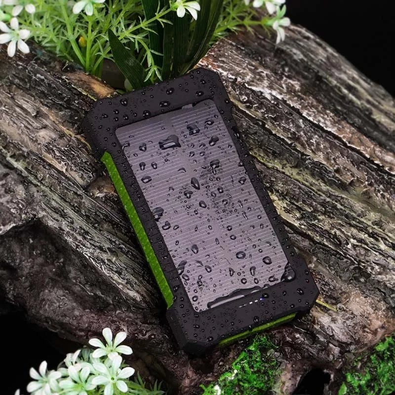 Solar Power Bank 100000mAh Waterproof Portable Solar Panel Charger Powerbank for iPhone16 Samsung Huawei Xiaomi External Battery - Image 3