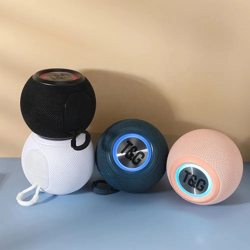 TG337 Portable Speaker Bluetooth Wireless Waterproof Outdoor Loudspeaker Lanyard Colorful 3D Stereo Surround Subwoofer Radio - Image 2