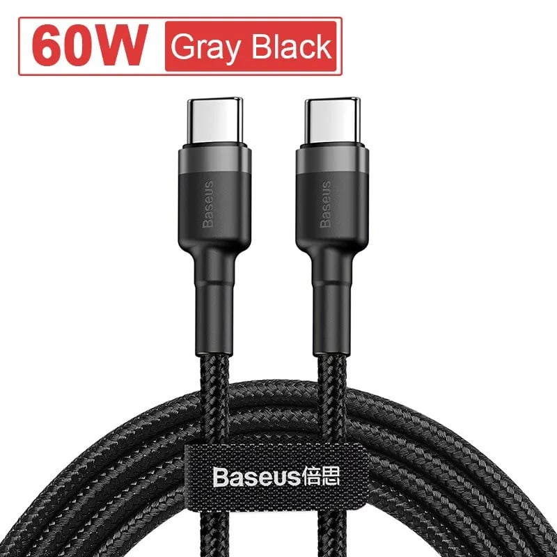 Baseus USB Type C To USB C Cable For iPhone 17 16 100W/5A PD Fast Charging Charger Cord For Macbook Xiaomi Samsung Type-C Cable - Image 9