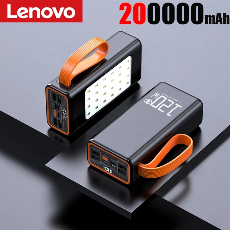 Lenovo 50000mAh Large Capacity Power Bank 30000mAh PortableUSB C 22.5W Fast Charging External Spare Battery For IPhone Samsung - Image 9