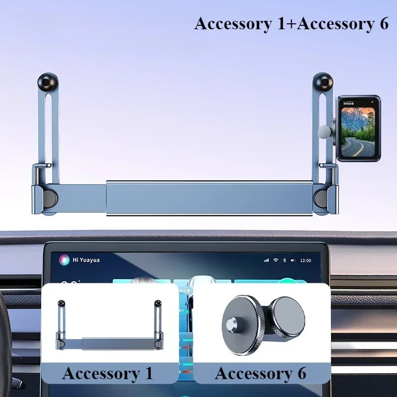 Eary Dual-position Car Screen Phone Holder Metal Bracket 360° Adjustable Stand Fit for Tesla Model 3 Y Highland Car Accessories - Image 13