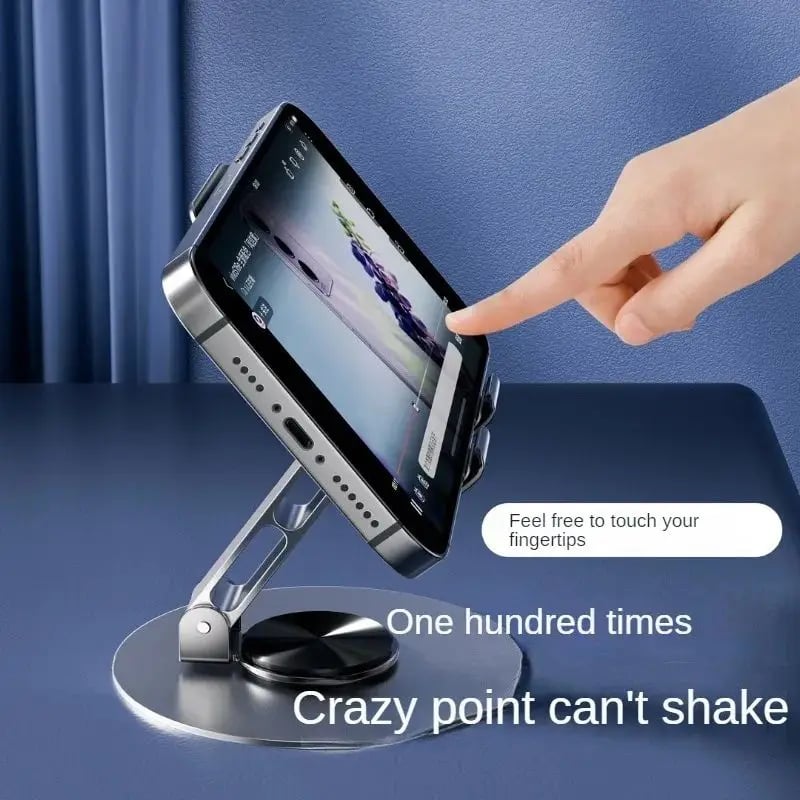 720 Rotate Aluminum Alloy Tablet Holders for iPad Adjustable Folding Lazy Desktop Live Portable Mobile Phone Stands Mount - Image 3