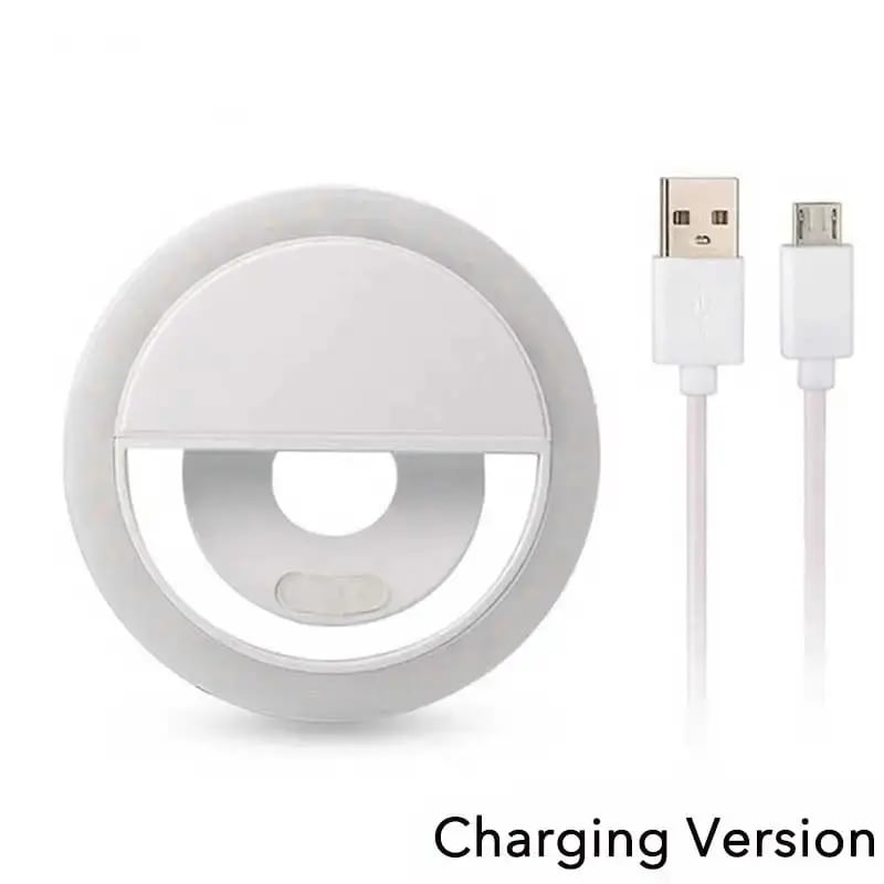 USB Powered LED Selfie Ring Light with Phone Lens for iPhone Samsung Xiaomi Huawei Mobile Phone Photography Selfie Lamp Accessor - Image 7