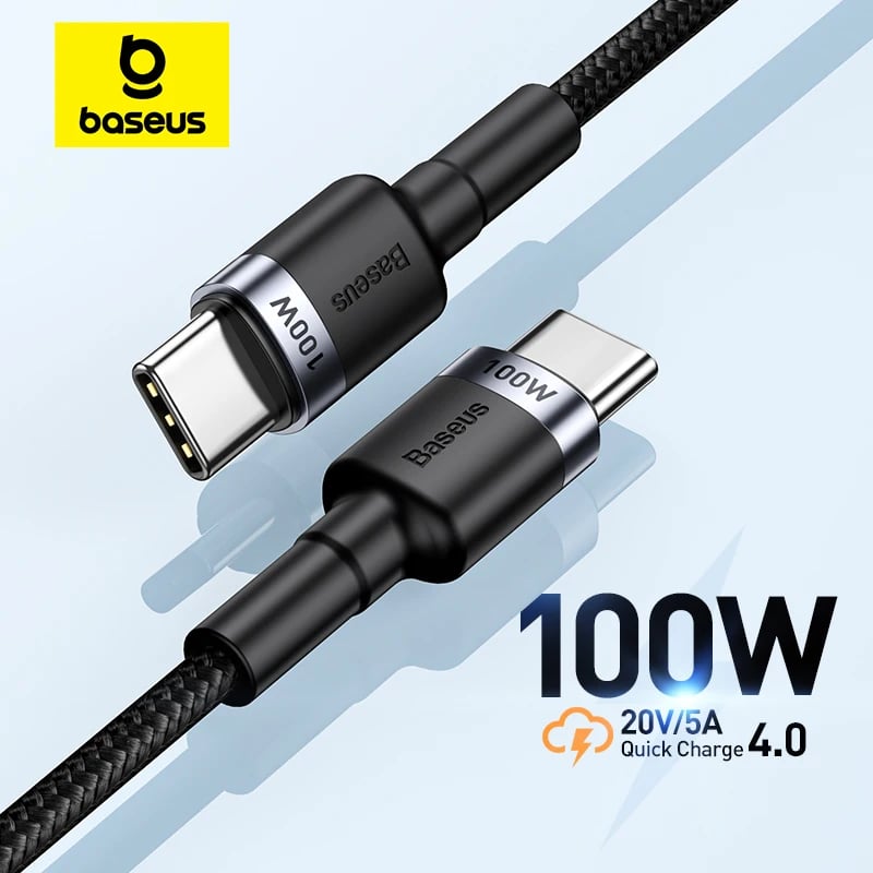 Baseus USB Type C To USB C Cable For iPhone 17 16 100W/5A PD Fast Charging Charger Cord For Macbook Xiaomi Samsung Type-C Cable - Image 2