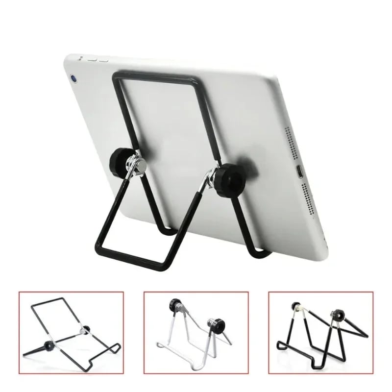 Portable Metal Tablet Stand Mount Foldable Desk Flexible Phone Stand for IPad IPhone Samsung Huawei Universal - Image 3