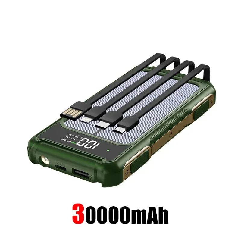 50000mAh Large Capacity Portable Solar Backup Power Supply For Outdoor Camping USB-A USB-C Fast Charging With Infrared Function - Image 14