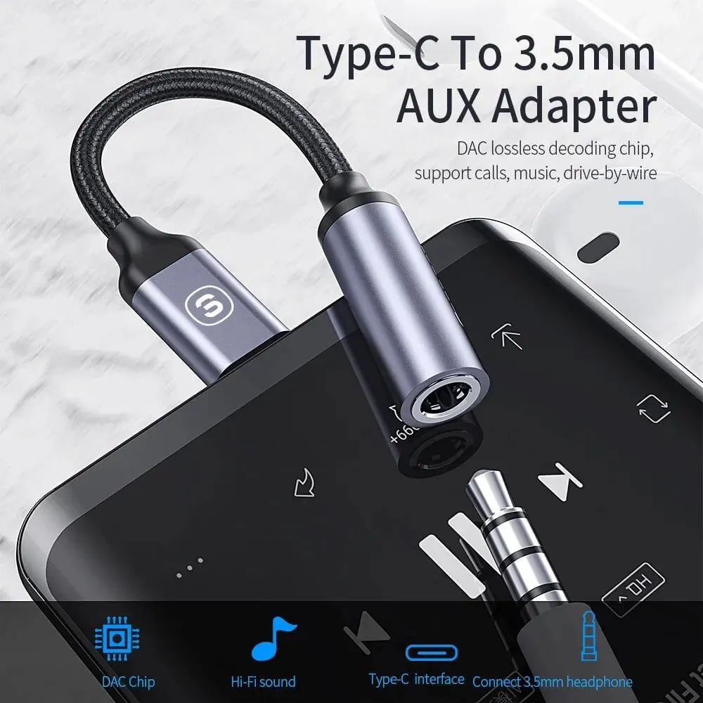 Essager USB Type C 3.5 Jack Earphone Adapter USB C to 3.5mm Headphones AUX Audio Adapter Cable For Huawei P30 Xiaomi Mi 10 9 Es - Image 6
