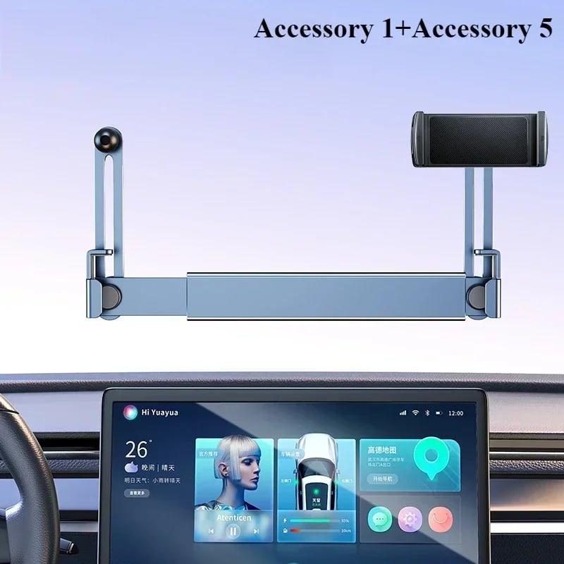 Eary Dual-position Car Screen Phone Holder Metal Bracket 360° Adjustable Stand Fit for Tesla Model 3 Y Highland Car Accessories - Image 28