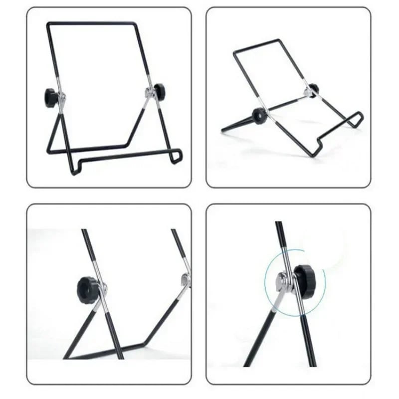 Portable Metal Tablet Stand Mount Foldable Desk Flexible Phone Stand for IPad IPhone Samsung Huawei Universal - Image 4