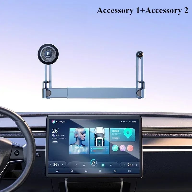 Eary Dual-position Car Screen Phone Holder Metal Bracket 360° Adjustable Stand Fit for Tesla Model 3 Y Highland Car Accessories - Image 27