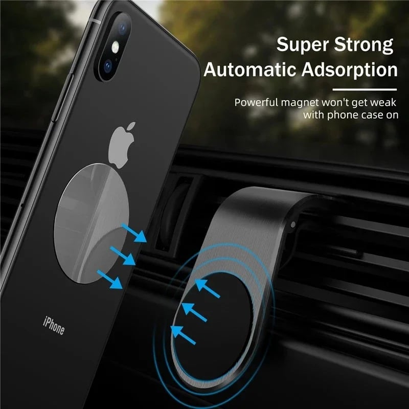 Magnetic L-Type Universal Phone Holder in Car Phone Stand Clip for Mount Car Magnetic Phone Holder Suit to All Model Cellphone - Image 5
