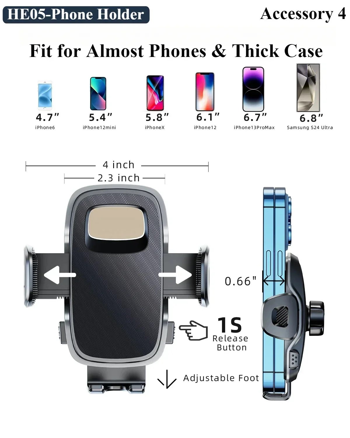 Eary Dual-position Car Screen Phone Holder Metal Bracket 360° Adjustable Stand Fit for Tesla Model 3 Y Highland Car Accessories - Image 20
